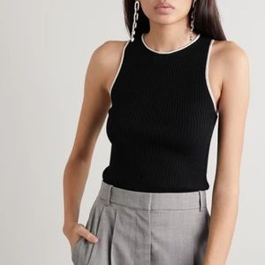 Rag & bone kishi seamless ribbed two tone tank top